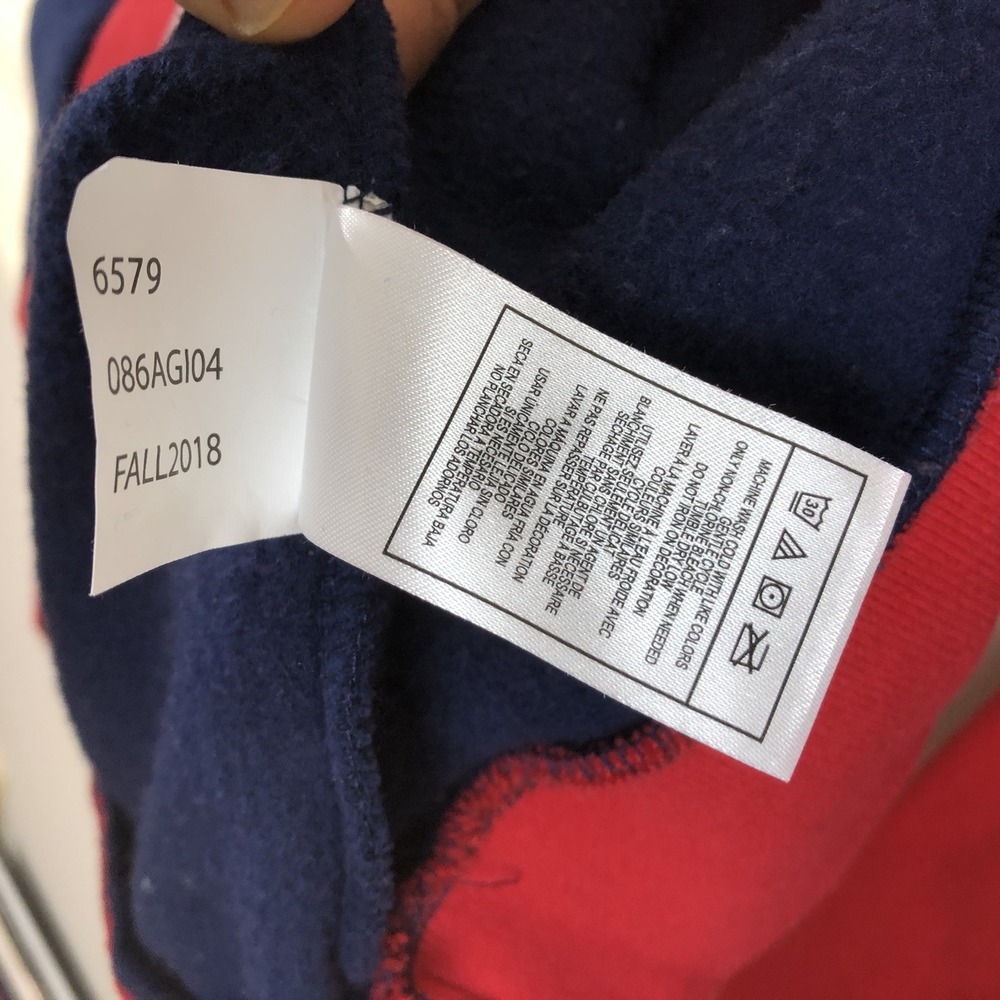 Boston Red Sox Fanatics Hoodie Sweatshirt Womens M Navy Red MLB Baseball - Picture 6 of 15